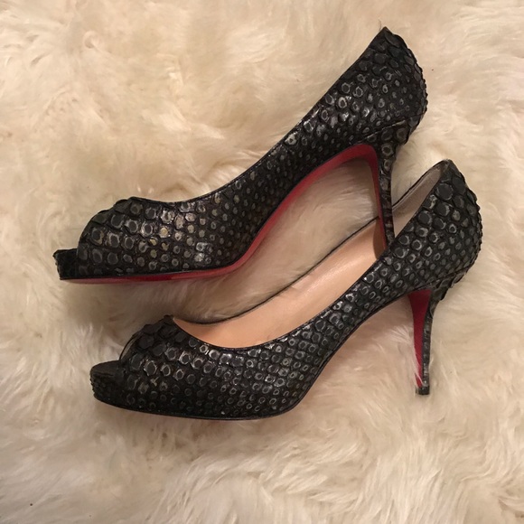 Real Python Christian Louboutin heels, Sz. 38 - Picture 2 of 6